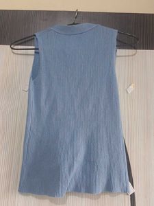 Stylish Blue vest top(32 to 38 inches can wear)