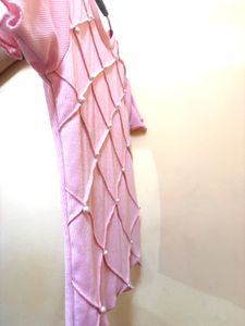 Pink Pearl Embellished T-Shirt