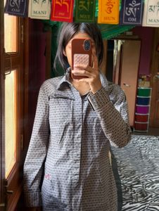 Chic Checked Tunic Shirt