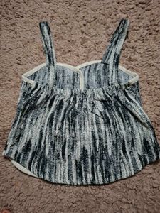 Chic Tweed Button-Up Crop Top