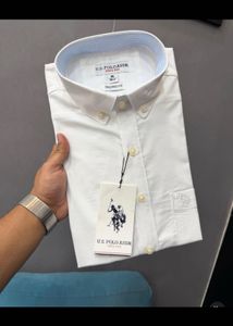 U.S. Polo Assn. White Men's Shirt newwdtag