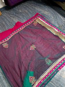 Half saree modeled sare