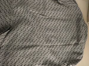 Stylish Grey Kurta with Wave Pattern