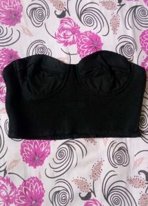 Black bustier corset top