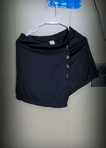 Black Asymmetrical Skirt