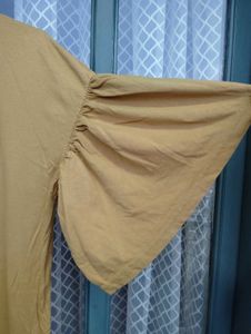 Mustard Yellow Ruffle Dress