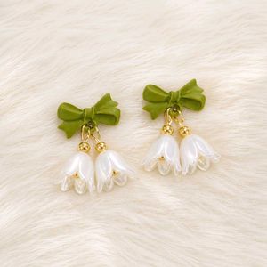 Cute Lily of the Valley Bow Earrings