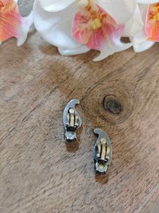 Unique Vintage Turquoise Stone Earrings