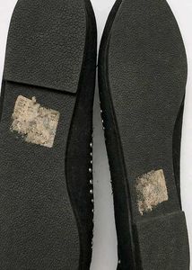 Black Studded Ballet Flats – Size 37