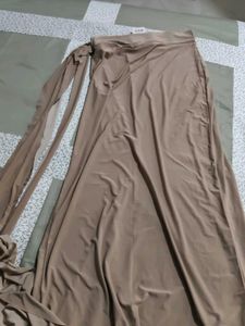 Maxi Skirt with High Slit waist 28-30. ela