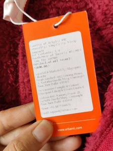 Urbanic Cozy Red Fleece Hooded Jumpsuit