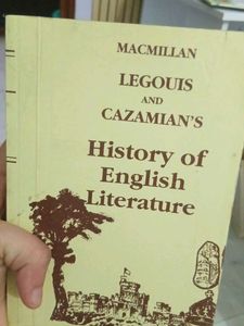 History of English Literature Book