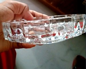 "🔮 Crystal Quality Glass Ash Tray - Multipurpose &amp; Elegant. Perfect for Home, Office, and More. Made in India. 🇮🇳"