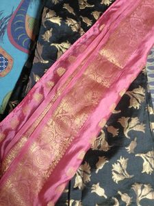Girls Banarasi Silk Lahenga Choti With Dupatta