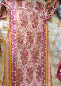 Vibrant Paisley Print Kurta
