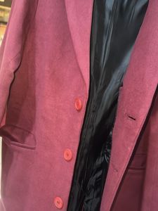 Burgundy Long Coat