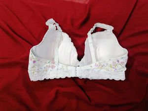 🇳🇿💫🎀Floral Print Lace Trim Bra