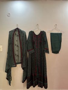 Original Aghanoor Pakistani Floor Length Dress