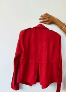 Red Casual Jacket
