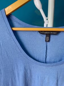 Victoria's Secret 3/4 Sleeve Blue Top