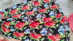 Vibrant Floral lehenga suit