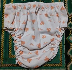 100% Cotton Cute Baby Girl's Peach Dress