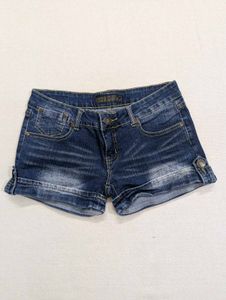 Y2K Low Rise Micro Mini Denim Shorts