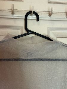 Sparkly Sheer Long Sleeve Top