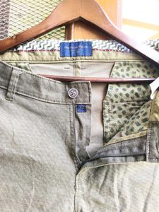 Men's Olive Casual Trousers