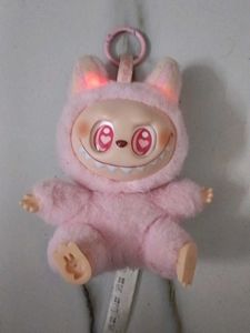 Cute Pink Plush Toy Keychain