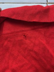 Red Collared Crop Top