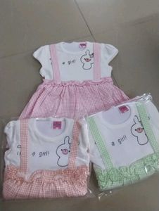 Cute Baby Girl Dress with Bloomers
