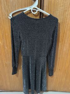 ONLY Sparkly Black Dress