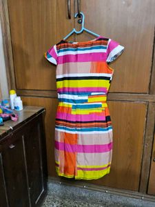 Colorful Striped Summer Dress