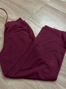 maroon lower / jogger’s