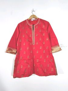 Red Printed Tunic (Women's)