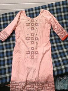 Peach Kurta