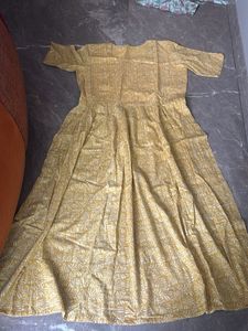 Beautiful Yellow Printed Kurta Set