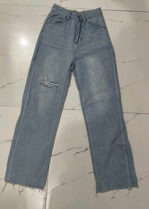 Light Wash Distressed Jeans