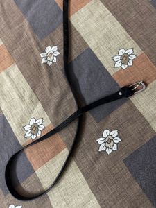 Leather belt