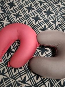 Pink Travel Neck Pillows - Set of 2