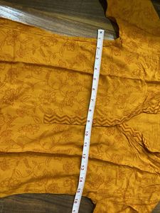 Orange Kurta Set with chiffon dupatta