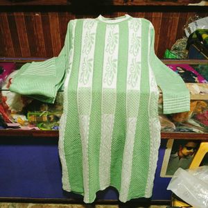Woolen Anarkali Kurti Set