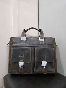 Vintage Leather Briefcase