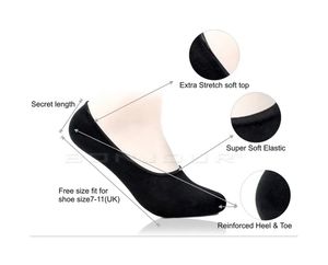 New - Black No-Show Socks (FREE SIZE)