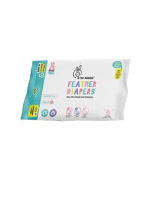 R for Rabbit Feather Diapers - L - Pack of 2