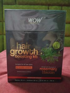 WOW Hair Growth Kit Includes Oil Shampoo Condi