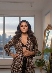 animal  print shacket Offer