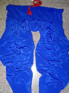 blue soft silk salwar kameez set