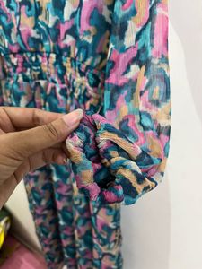 Chic Floral Print Midi Dress